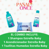 COMBO! Estrella Baby Shampoo + Acondicionador + Toallitas Humedas (celes)