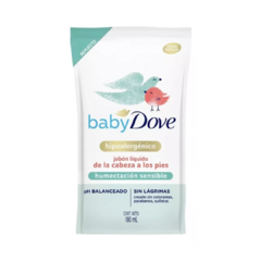 Baby Dove jabón líquido humectación sensible repuesto 180 mL