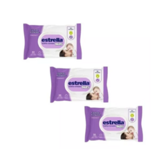 COMBO! x 3 Toallitas Húmedas Estrella Baby Cuidado Relajado Vitamina E x50u