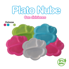 PLATO NUBE CON DIVISIONES DISPITA cod.10686 - tienda online