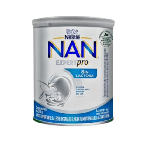 Leche Infantil NAN en Polvo Sin Lactosa - Lata x 400gr