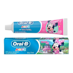 Pasta Dental Oral B Kids Anticaries Minnie, Mickey y SpidermanSabor Chicle 50 G