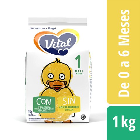 Leche Vital 1 Pouch x 1kg 0 a 6 Meses