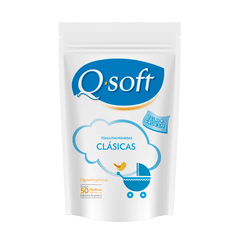 Q-Soft Toallitas Húmedas Clásicas x 50uds Doypack