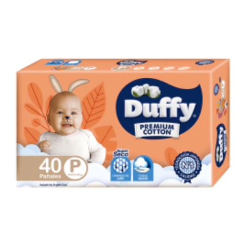 Pañales Bebes Duffy Premium Cotton todos los talles