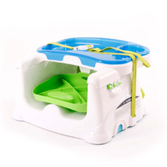 Rainbow Silla de comer tipo booster con juegos Selva Verde - PAÑAL ONCE