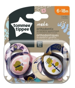 Chupetes Tommee Chupetes 6-18 Meses Moda cod.8650 en internet