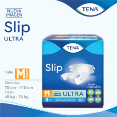 Pañales Para Adultos Tena Slip Incontinencia Fuerte x 9 Unidades - PAÑAL ONCE