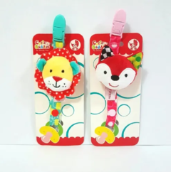 Woody Toys Porta chupete Con Peluche + Sonajero cutie buddies WT57337 en internet