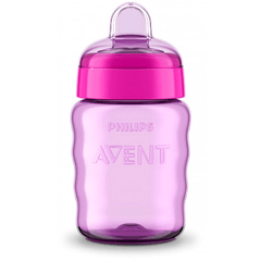 Vaso Avent Easy con boquilla de silicona 260ml 9m+ ROSA 553/03 en internet