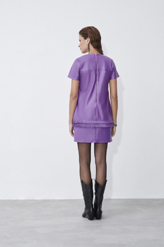 VESTIDO DETALHE PLISSADO - comprar online