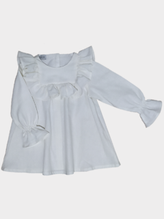 Vestido Linho com babado - comprar online