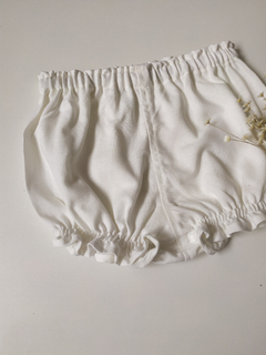 Bloomer (Short) de Linho Off White - comprar online