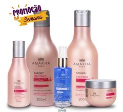 kit hidratação profunda completa -magic repair Amakha Paris-