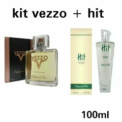 Kit Perfume Vezzo 100ml + Hit 100ml Oferta