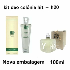 Kit Perfume deo colonia hit + h20 100ml