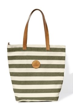 Tote Rayado Verde