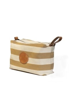 Necessaire Rayado Camel