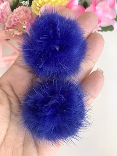 Pompom pêlo reto - 4,5cm - 2 unidades - comprar online