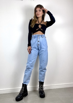 Calça Jeans Cós Elástico Taci Lavagem Média