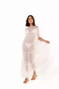 Vestido Midi Saída de Praia Seda Rafa Louisa