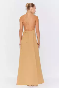 Vestido Longo Frente Única com Renda Zen na internet