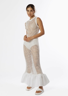 Vestido Midi Tricot Coral - comprar online