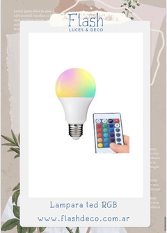Lámpara led multicolor a control remoto - comprar online