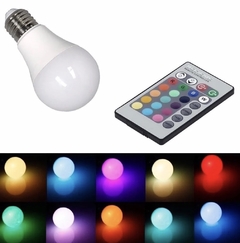 Lámpara led multicolor a control remoto