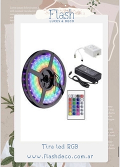 Tira Led Multicolor a control remoto ! - flash deco