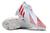 Chuteira de Campo Adidas Predator Edge Geometric+ FG Cano Alto / Branca-Vermelho