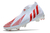 Chuteira de Campo Adidas Predator Edge Geometric+ FG Cano Alto / Branca-Vermelho - comprar online