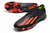Chuteira Society Adidas X Speedportal.1 TF / Preto-Laranja - loja online