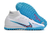 Imagem do Chuteira Society Nike Air Zoom Mercurial Vapor 15 Academy TF Cano Alto/ Branca-Azul
