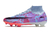 Chuteira de Campo Nike Air Zoom Mercurial Superfly 9 Elite FG Cano Alto / Azul-Roxo - comprar online