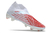 Chuteira de Campo Adidas Predator Edge Geometric+ FG Cano Alto / Branca-Vermelho na internet
