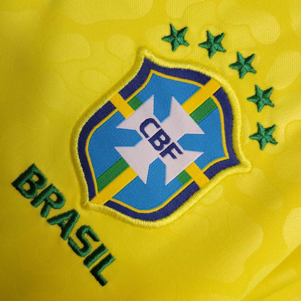 Camisa Seleção Brasileira Amarela Copa 2022 Feminina