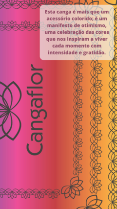 Imagem do Canga Retangular - Lótus Colors