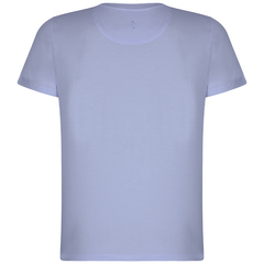 Camiseta Gola Careca Fio Egípcio Azul Claro - comprar online