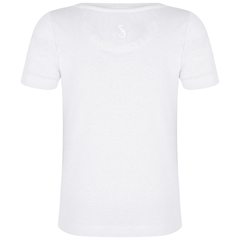 Camiseta Gola Careca Fio Egípcio Branca - comprar online