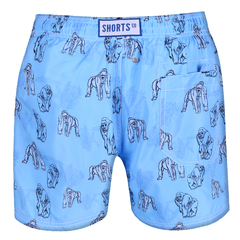 Shorts Regular Especial Gorila Azul - comprar online