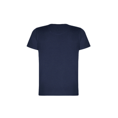 Camiseta infantil Fio egípcio Gola Careca Azul Marinho - comprar online