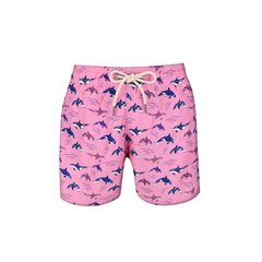 SHORTS INFANTIL ESPECIAL ORCA ROSA