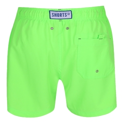 Shorts Liso Elastano Verde Neon - comprar online