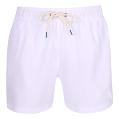 Shorts Liso Elastano Branco