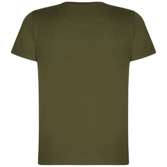 Camiseta Gola Careca Fio Egípcio Verde - comprar online