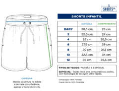 Shorts Regular Infantil Blue Crabs (cópia) (cópia) (cópia) (cópia) (cópia) on internet