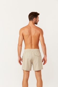 SHORTS DE LINHO NATURAL - ShortsCo | Loja Oficial