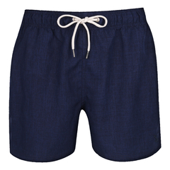 Shorts Regular Oxford Azul Marinho