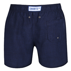 Shorts Regular Oxford Azul Marinho - comprar online